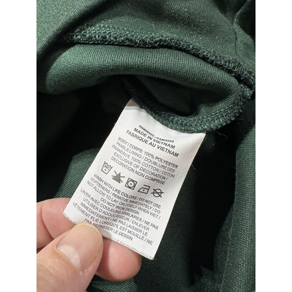 Nike Michigan State Spartans Hoodie Sweatshirt Men's Small Center Swoosh Green - Picture 9 of 9